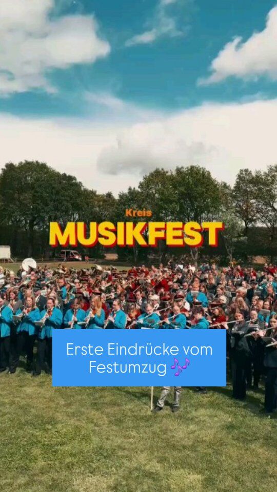 Was für ein Auftakt hier ein erster Eindruck vom Festumzug 🎺🔥

Die ersten Eindrücke vom Festumzug beim Kreismusikfest 2026 zeigen schon jetzt einen farbenfroher Umzug, tolle Musik und viele strahlende Gesichter. Genau so fühlte sich der Festumzug an! 🎉
Und das war erst der Anfang…

100 Jahre Musikverein Benstrup ...und das Feuer brennt weiter! 🔥

#100jahremvbenstrup #vereinsleben #kreismusikfest #festumzug #musikverbindet